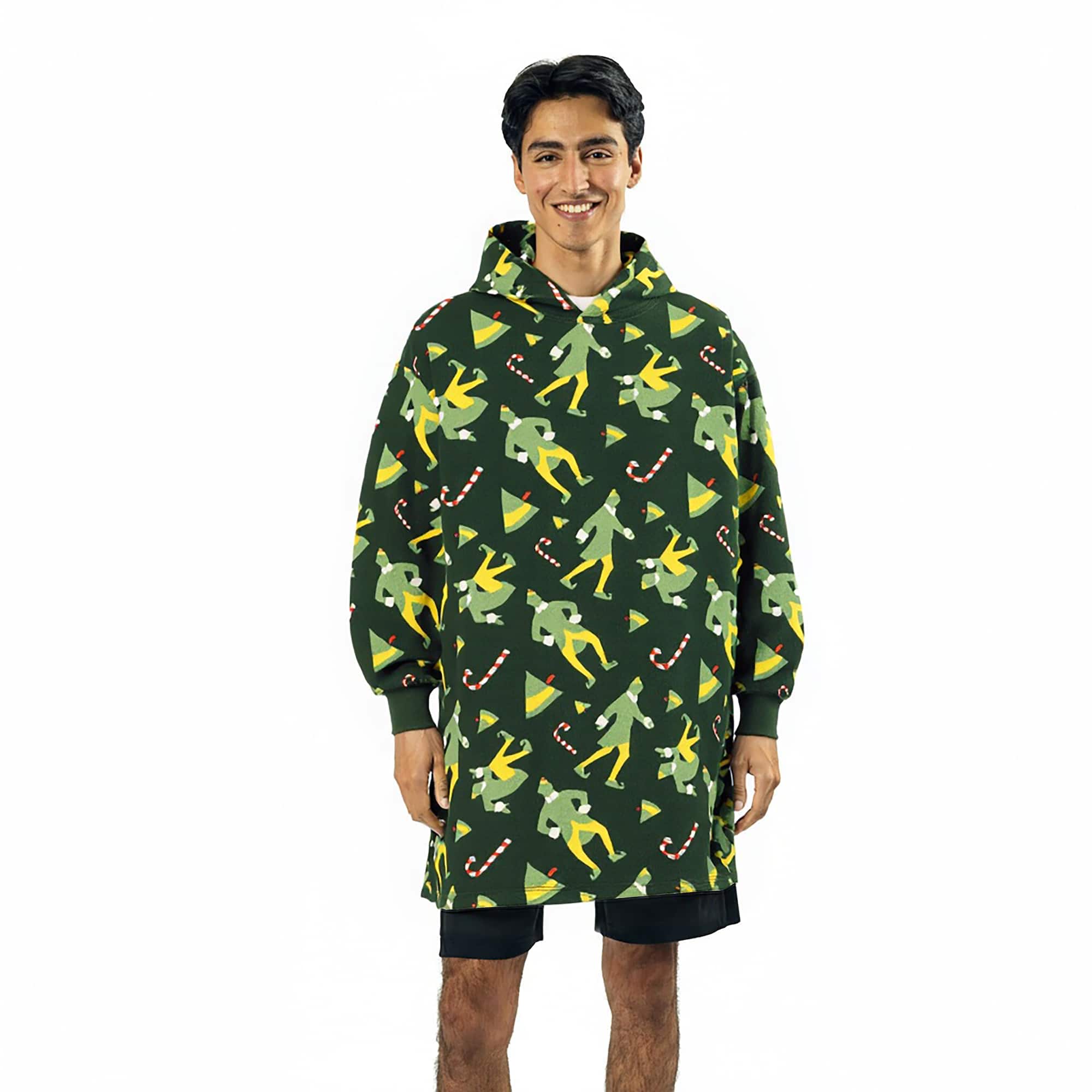 Buddy the Elf™ Silhouette Dark Green Oversized Hoodie